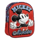 Mochila Escolar Mickey Mouse Rojo 25 x 31 x 10 cm