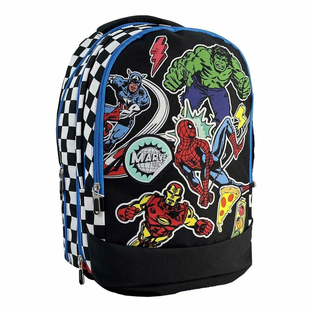 Mochila Escolar The Avengers Negro 31 x 14 x 41 cm