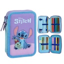 School Case with Accessories Stitch Purple 41 x 58 x 3 cm