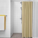 Shower Curtain Exma Beige PVC 180 x 180 cm