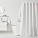 Cortina de Ducha TODAY Blanco Poliéster 180 x 200 cm (12 Unidades)