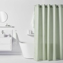 Shower Curtain TODAY Green Vert Polyester 180 x 200 cm (12 Units)