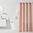 Cortina de Ducha TODAY Rosa Rose Poliéster 180 x 200 cm (12 Unidades)