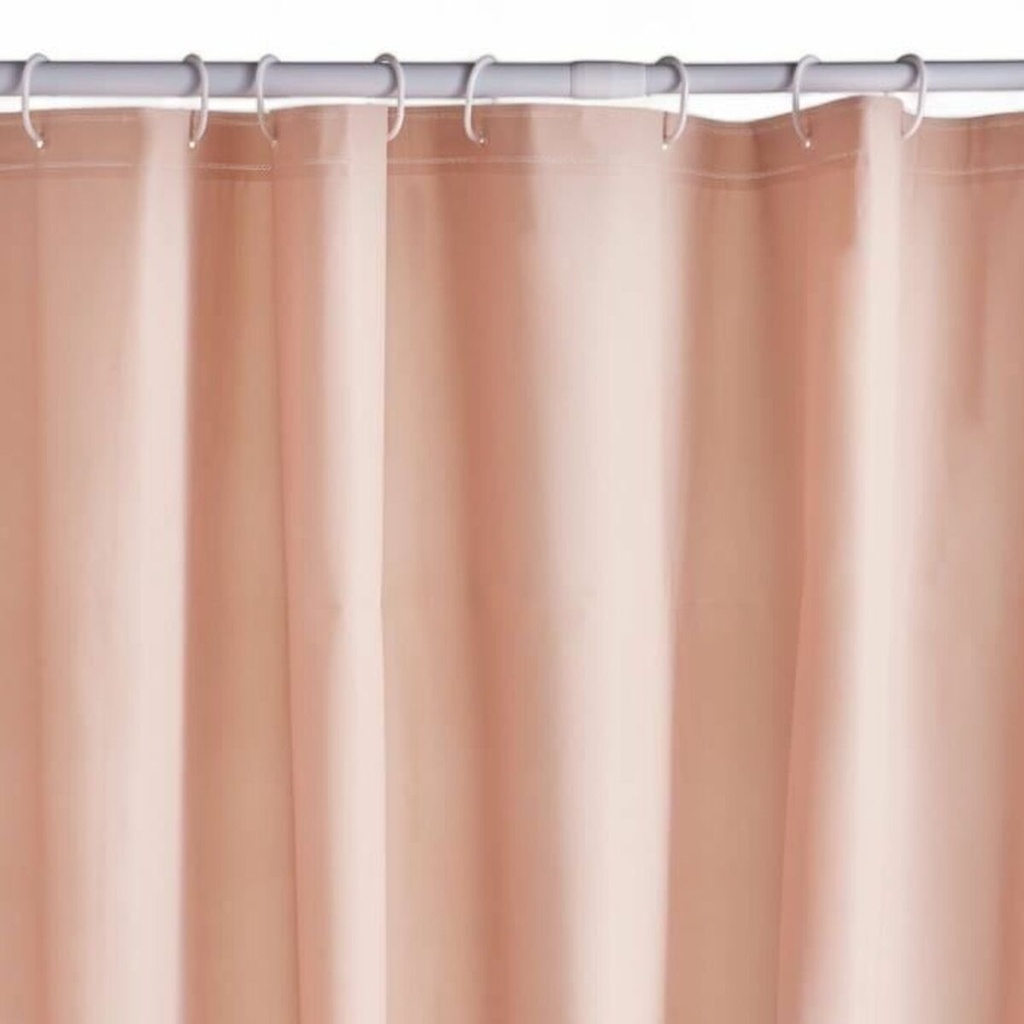 Cortina de Ducha TODAY Rosa Rose PEVA 180 x 200 cm (12 Unidades)