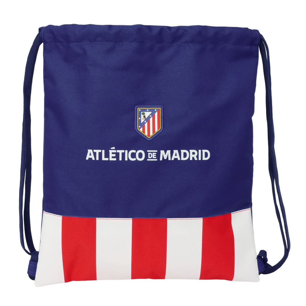 Backpack with Strings Atlético Madrid Blue White Red 35 x 40 x 1 cm