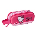 Double Carry-all Hello Kitty Pink 21 x 8 x 6 cm