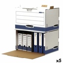 Caja de Archivo Fellowes    Azul Blanco 5 Unidades (33,5 x 55,7 x 38,9 cm)