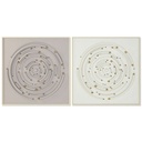 Lienzo Home ESPRIT Poliestireno Lienzo 100 x 3,5 x 100 cm