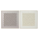 Lienzo Home ESPRIT Poliestireno Lienzo 100 x 3,5 x 100 cm