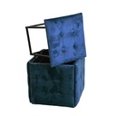 Set of stools GO GIFT Transformer Maroon Velvet Steel 50 x 50 x 50 cm Pouffe 5-in-1 5 Units