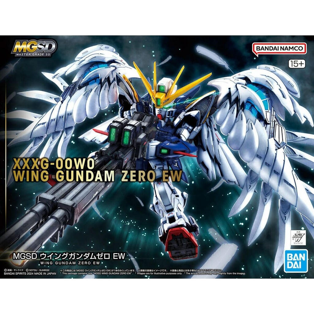 Figura Coleccionable Bandai MGSD WING GUNDAM ZERO EW Plástico Animación y anime