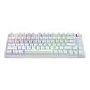 Teclado Savio PHENIX WHITE GAT RED Blanco