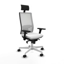 Silla de Oficina Piqueras y Crespo 3D026N1 Blanco