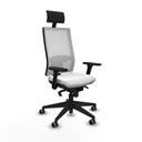 Silla de Oficina Piqueras y Crespo 3D066G1 Blanco