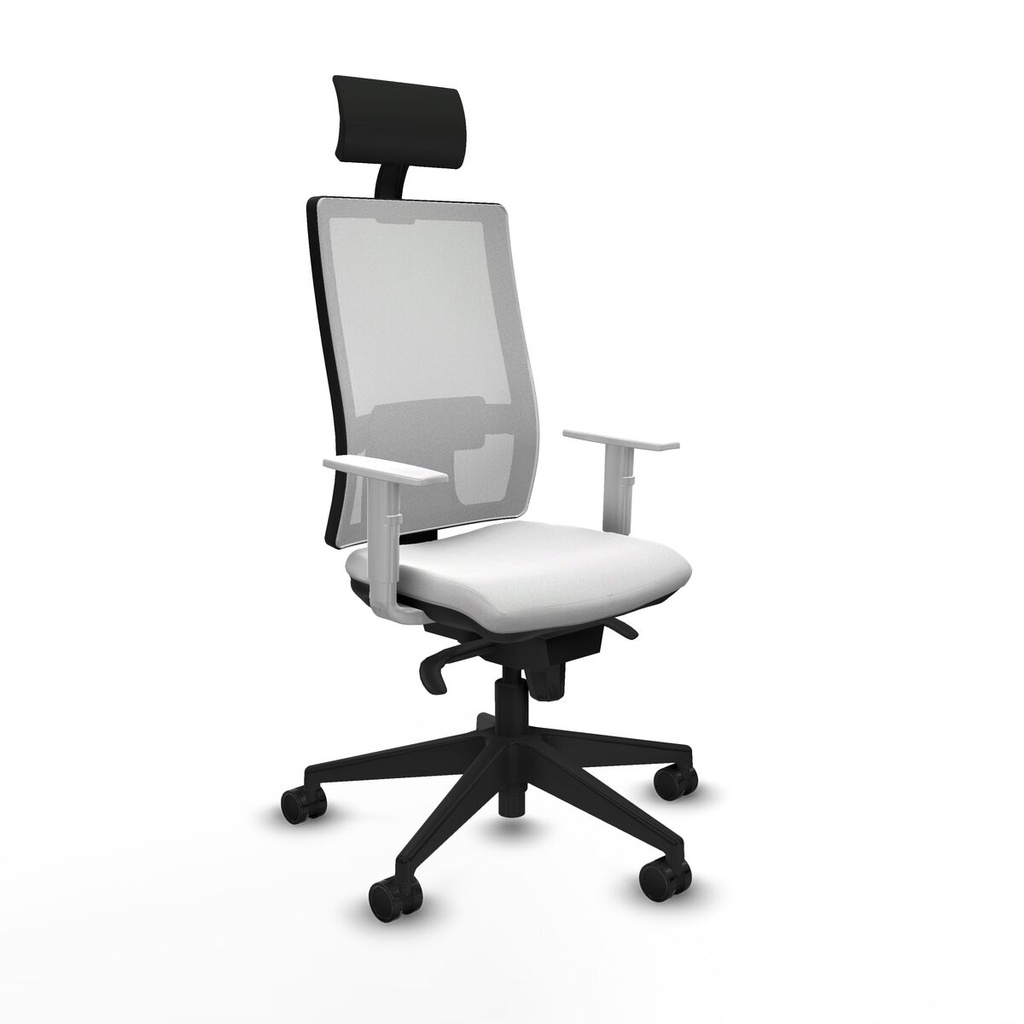 Silla de Oficina Piqueras y Crespo 4B066N1 Blanco