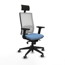 Silla de Oficina Piqueras y Crespo 2D066G1 Azul cielo