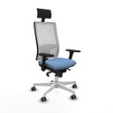 Silla de Oficina Piqueras y Crespo 3D026G1 Azul cielo