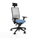 Silla de Oficina Piqueras y Crespo 3D066N1 Azul cielo