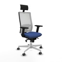 Silla de Oficina Piqueras y Crespo 2D026G1 Azul marino