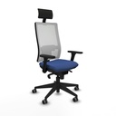 Silla de Oficina Piqueras y Crespo 3D066G1 Azul marino