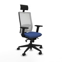 Silla de Oficina Piqueras y Crespo 2D066N1 Azul marino