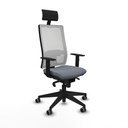 Silla de Oficina Piqueras y Crespo 1D066G1 Gris