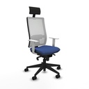 Silla de Oficina Piqueras y Crespo 4B066N1 Azul marino