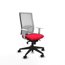 Silla de Oficina Piqueras y Crespo 4B066N0 Rojo