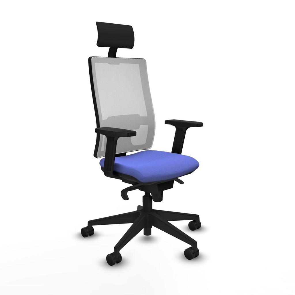 Silla de Oficina Piqueras y Crespo 2D066N1 Azul claro
