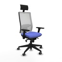Silla de Oficina Piqueras y Crespo 3D066G1 Azul claro