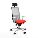 Silla de Oficina Piqueras y Crespo 4B086N1 Naranja Oscuro