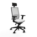Silla de Oficina Piqueras y Crespo 2D066N1 Blanco