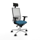 Silla de Oficina Piqueras y Crespo 2D026N1 Verde petróleo