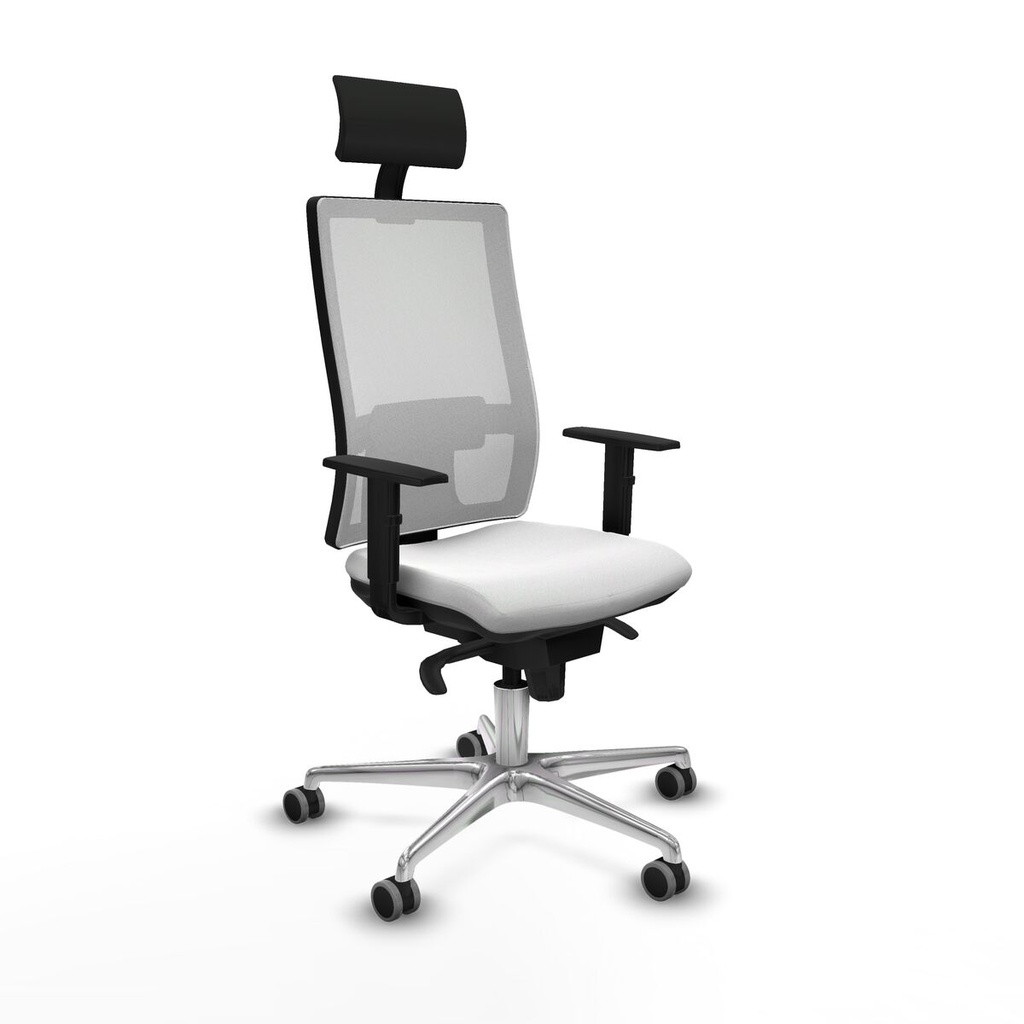 Silla de Oficina Piqueras y Crespo 1D086G1 Blanco
