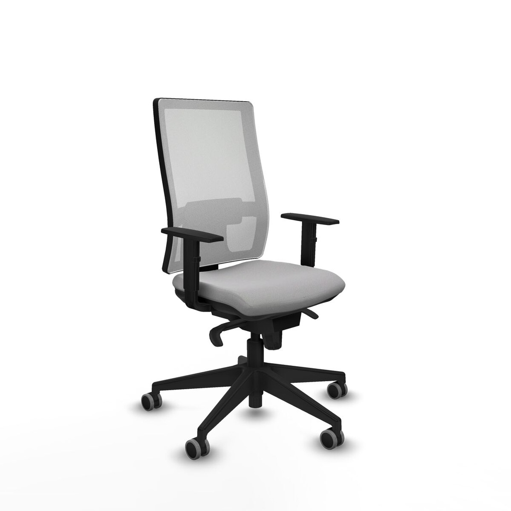 Silla de Oficina Piqueras y Crespo 1D066G0 Gris claro