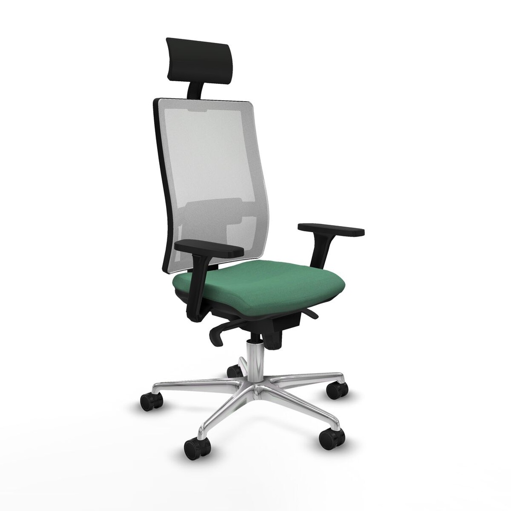 Silla de Oficina Piqueras y Crespo 3D086N1 Verde Esmeralda