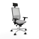 Silla de Oficina Piqueras y Crespo 3D026N1 Gris claro