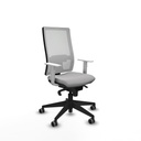 Silla de Oficina Piqueras y Crespo 4B066G0 Gris claro