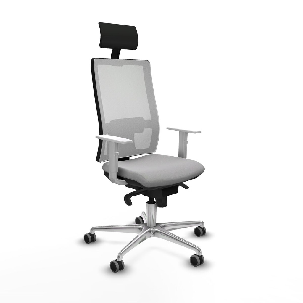 Silla de Oficina Piqueras y Crespo 4B086G1 Gris claro