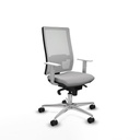 Silla de Oficina Piqueras y Crespo 4B086N0 Gris claro