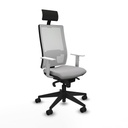 Silla de Oficina Piqueras y Crespo 4B066N1 Gris claro