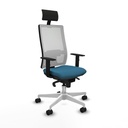 Silla de Oficina Piqueras y Crespo 1D026N1 Verde petróleo