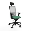 Silla de Oficina Piqueras y Crespo 2D066G1 Verde Esmeralda