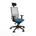 Office Chair Piqueras y Crespo 1D066N1 Petroleum green