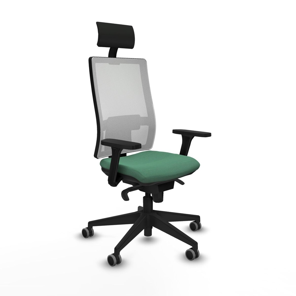 Silla de Oficina Piqueras y Crespo 3D066G1 Verde Esmeralda