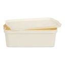 Storage Box with Lid Kipit TP595-4 Cream Plastic 14 L 29,5 x 14,3 x 45 cm