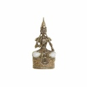 Figura Decorativa DKD Home Decor Dorado Marrón Buda Resina (13 x 7 x 27 cm)