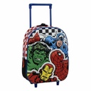 School Rucksack with Wheels The Avengers 3D