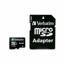 Tarjeta de Memoria Micro SD con Adaptador Verbatim Negro 16 GB