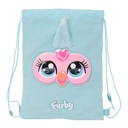 Bolsa Mochila con Cuerdas Furby Azul cielo 26 x 34 x 1 cm